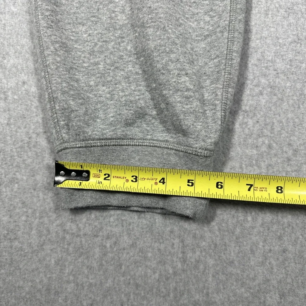 Nike Club Fleece Jogger Sweatpants Men's XL Gray Varsity Puff Print Logo